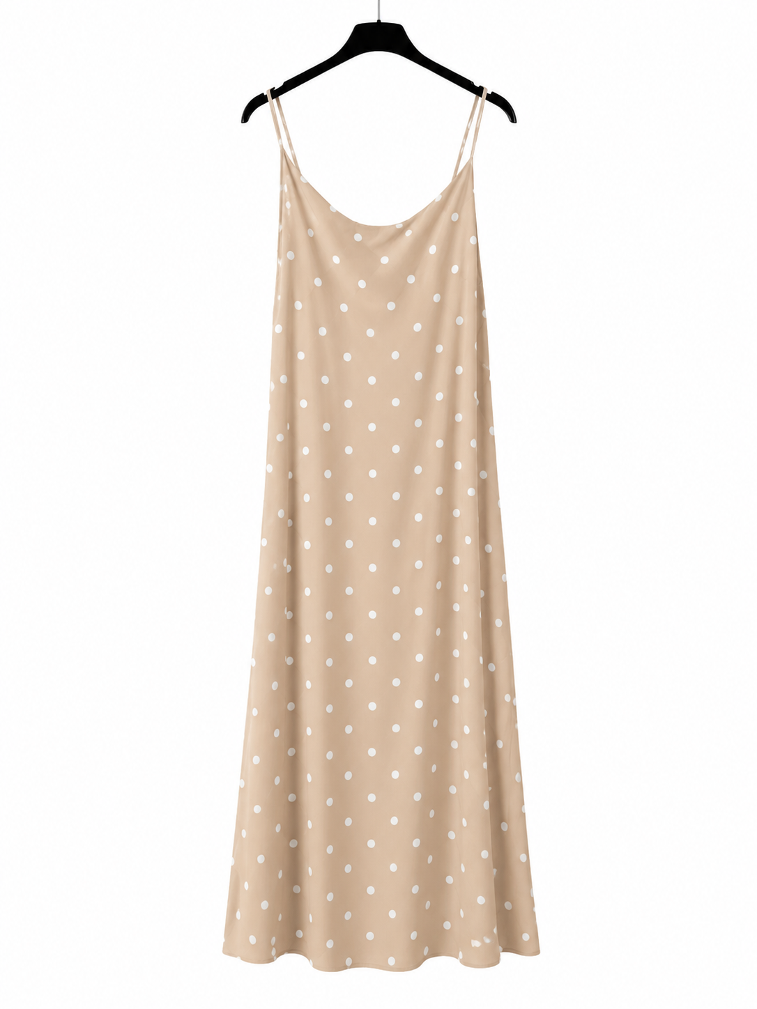 Robe longue à pois femme – Taille unique 100 % polyester – Pois de Charme | LyaMode
