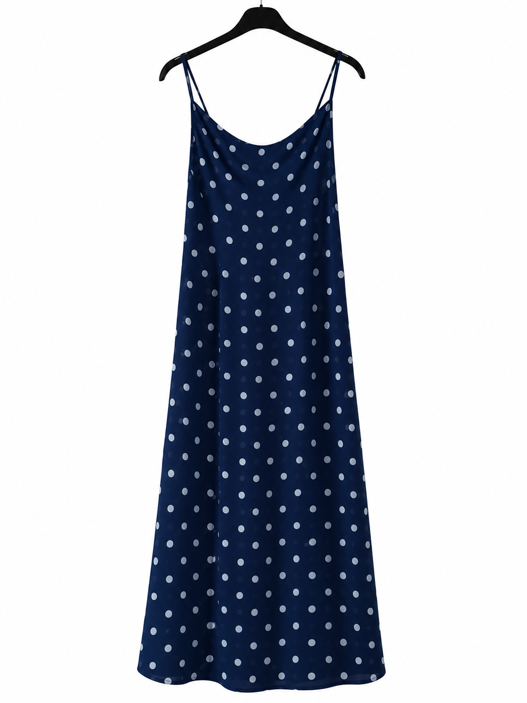 Robe longue à pois femme – Taille unique 100 % polyester – Pois de Charme | LyaMode