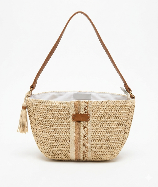 Sac bandoulière bohème tressé femme – Esprit Bohème – LyaMode
