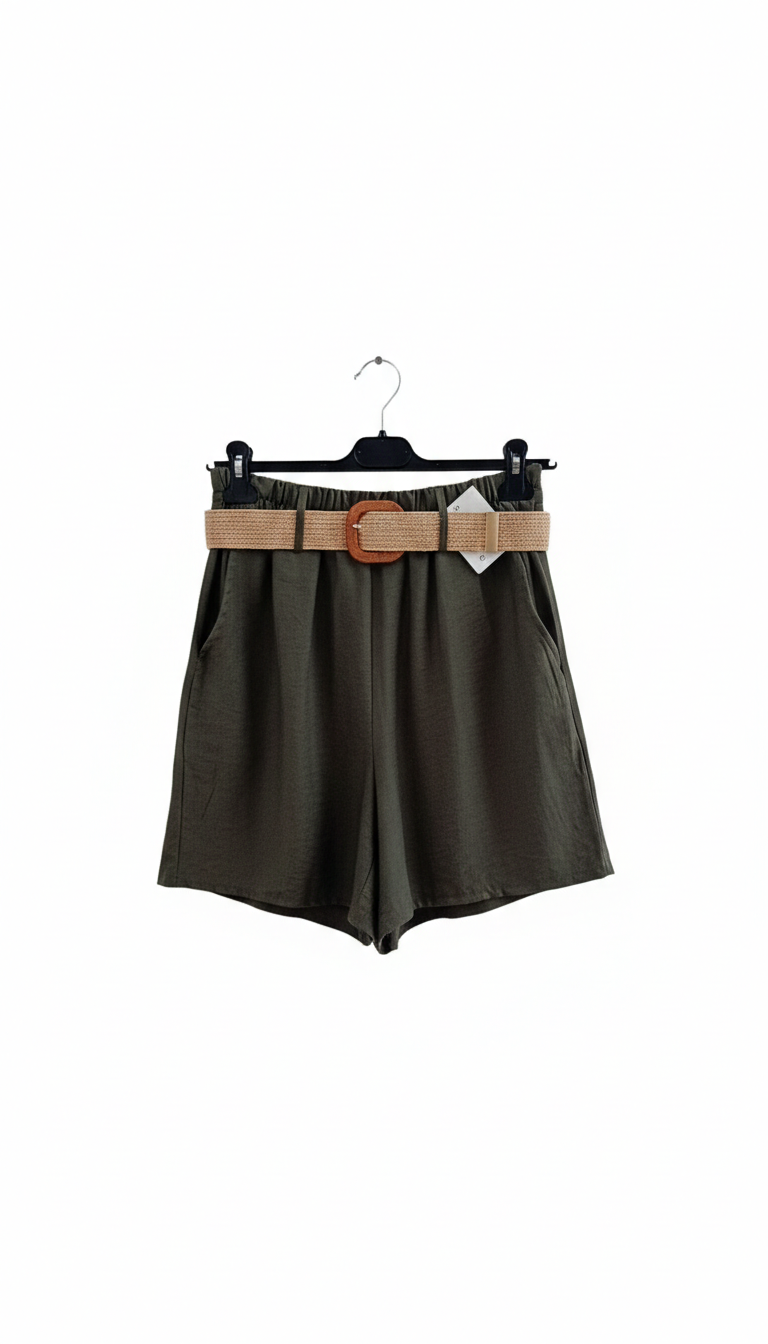 Short femme fluide été 100% viscose taille élastique ceinture bohème coupe légère confortable taille unique du 36 au 44 | LyaMode