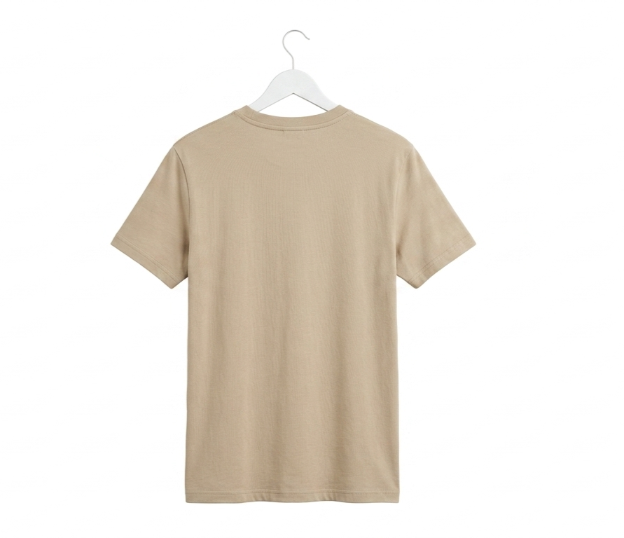 T-shirt femme taupe "Be The Sunshine" – Coton stretch – Taille unique