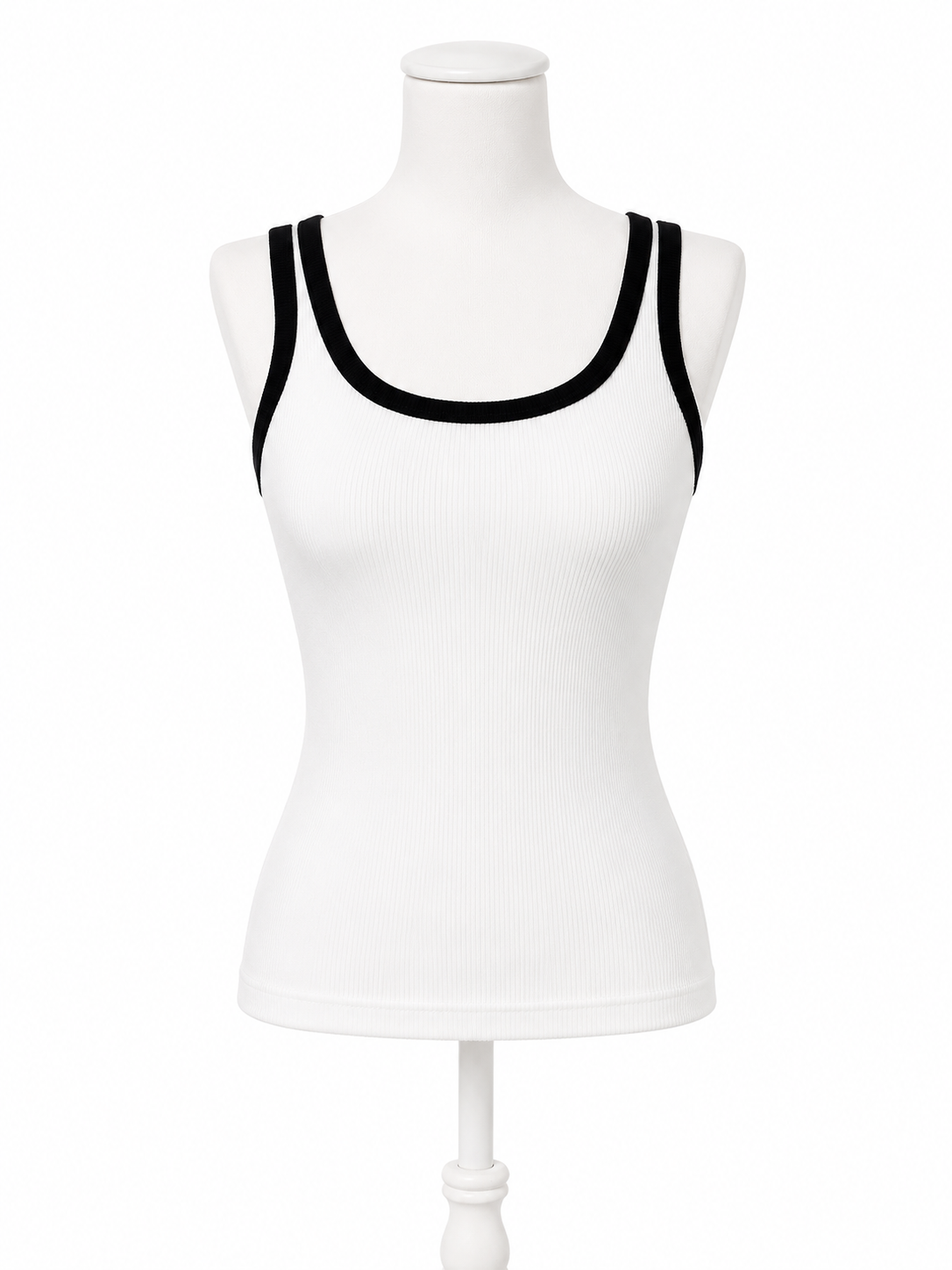 Top Élégance Sculptée – Débardeur Femme en Viscose Stretch | LyaMode