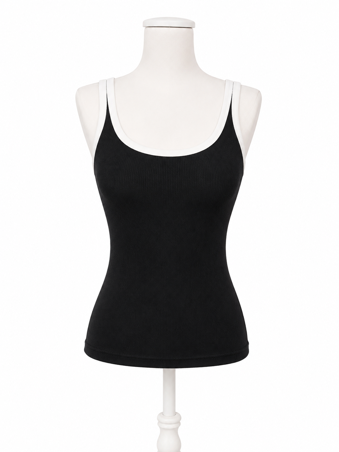 Top Élégance Sculptée – Débardeur Femme en Viscose Stretch | LyaMode