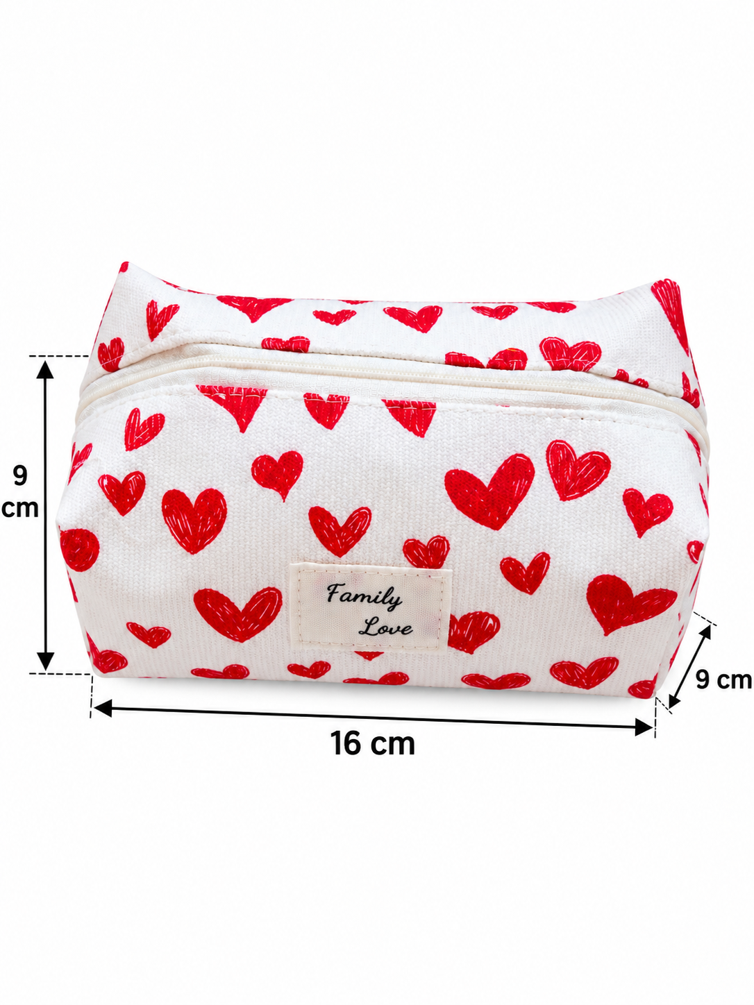 Trousse LOVE femme – 3 modèles 16 × 9 × 9 cm | LyaMode