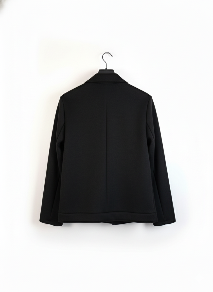Veste femme blazer chic boutons dorés coupe structurée extensible confortable élégante mi-saison bureau soirée taille unique | Harmonie Chic – LyaMode