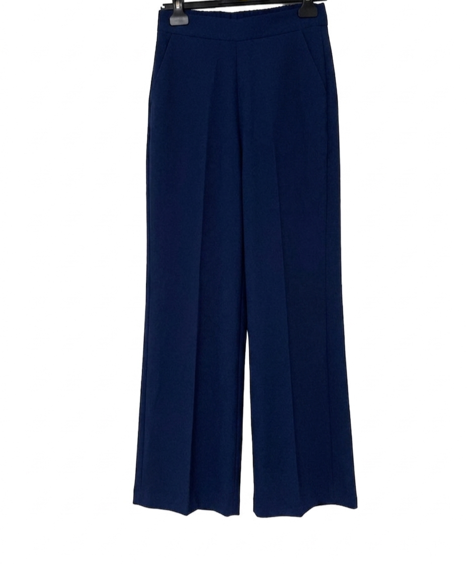Pantalon Large Fluide Taille Élastique Femme – Flow Élancé | LyaMode