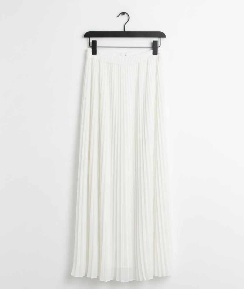 Jupe longue plissée femme fluide taille élastique viscose élasthanne coupe élégante confortable du 36 au 46 – Élan Plissé | LyaMode