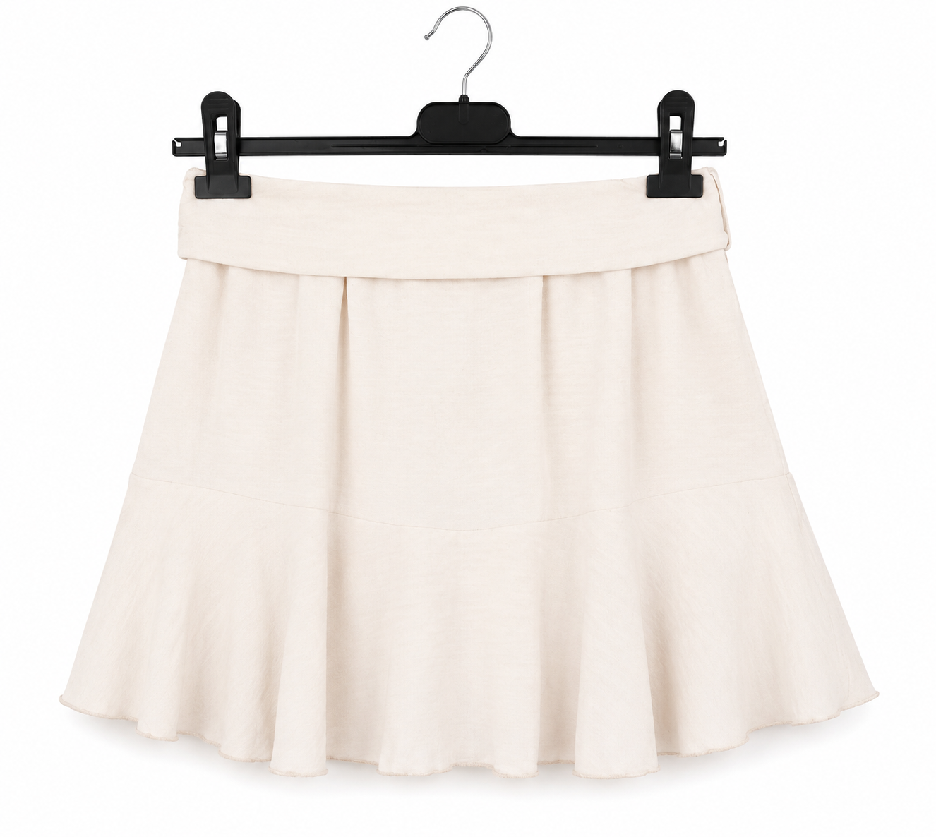 Jupe-short femme fluide à volants 100% viscose taille nouée coupe bohème chic confortable été taille unique jusqu’au 40 | LyaMode