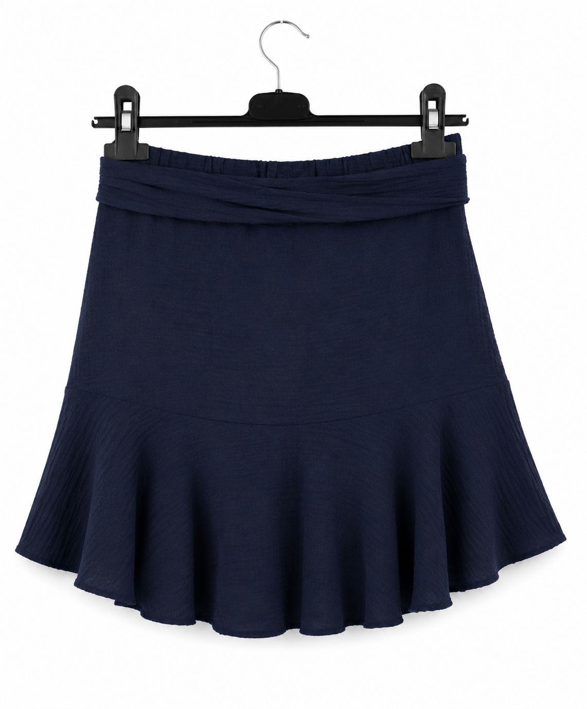 Jupe-short femme fluide à volants 100% viscose taille nouée coupe bohème chic confortable été taille unique jusqu’au 40 | LyaMode