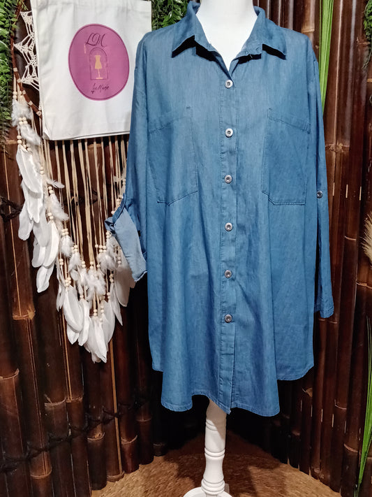 Robe-Chemise Évasion Denim