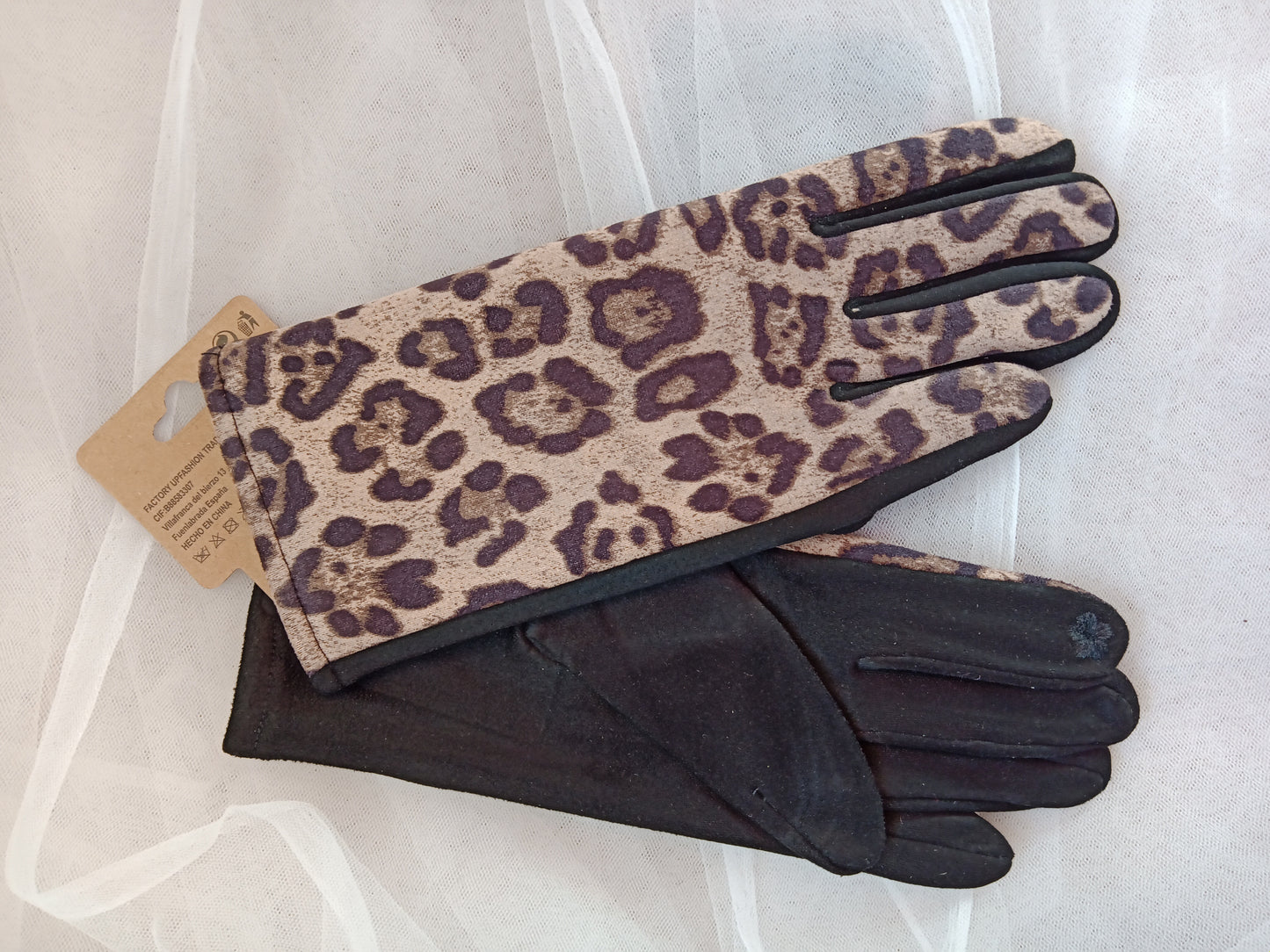 Gants Touch Léopard Chic