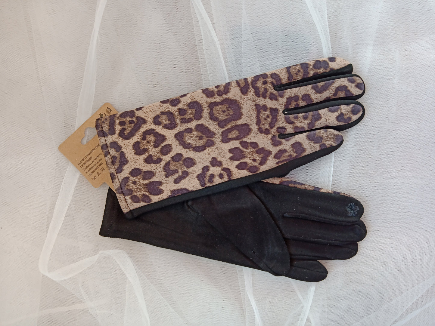Gants Touch Léopard Chic