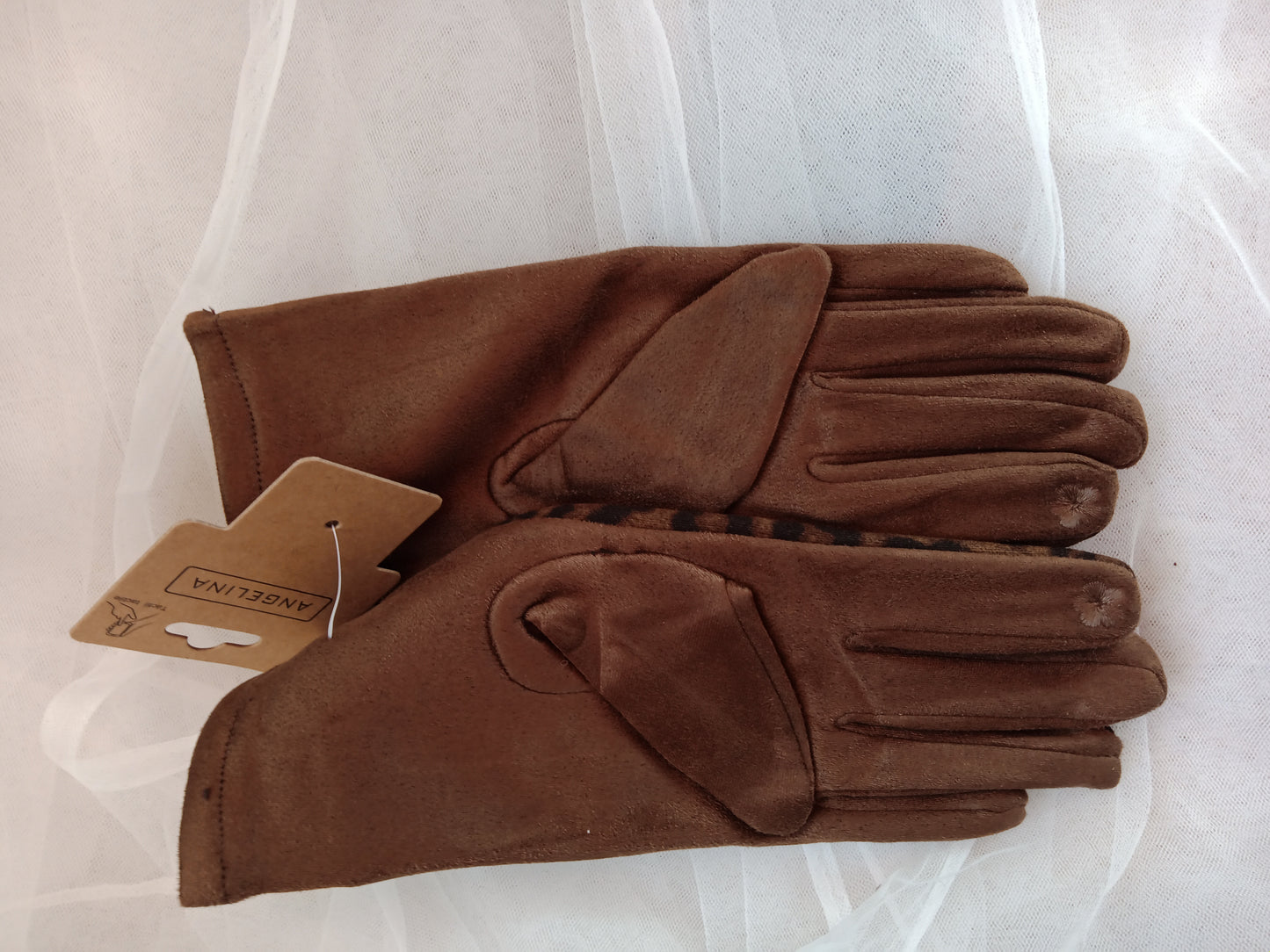 Gants Touch Léopard Chic