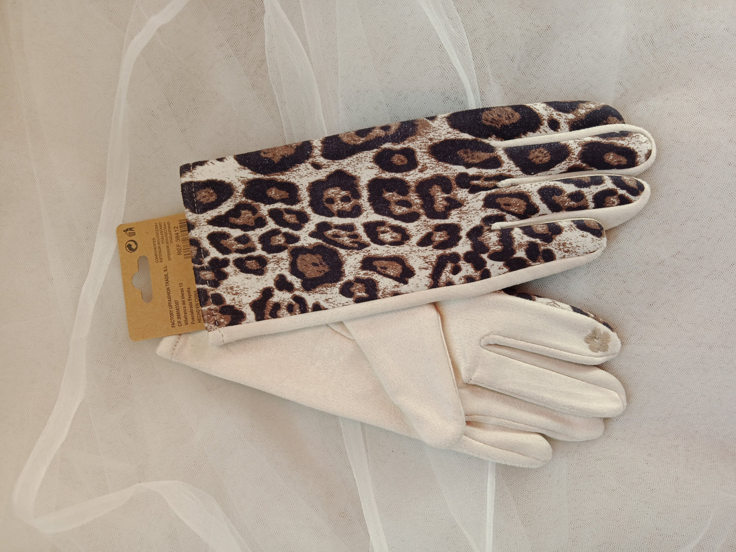 Gants Touch Léopard Chic