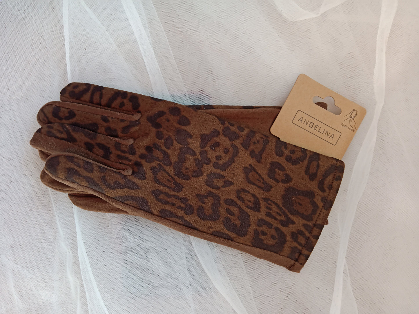 Gants Touch Léopard Chic