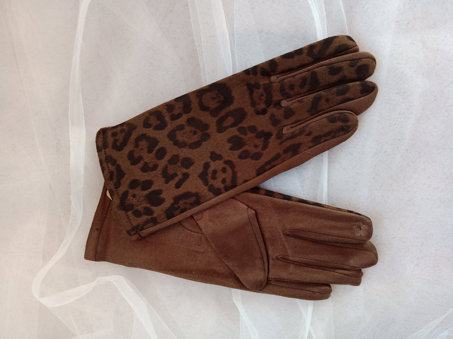 Gants Touch Léopard Chic